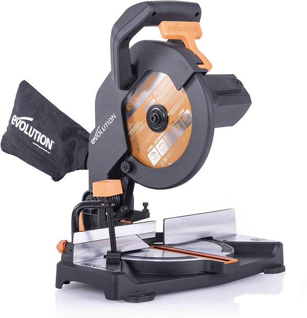 Evolution 1500W 240V 210mm Sliding Mitre Saw - 5600316