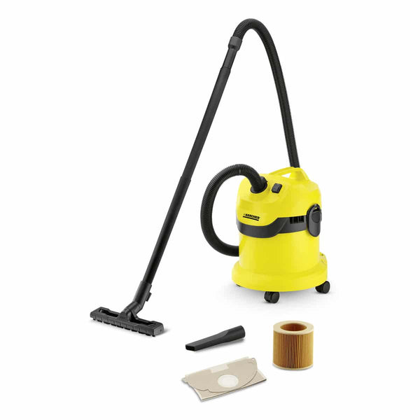 Karcher WD2 Wet & Dry Vacuum Cleaner | Yellow - 5602308